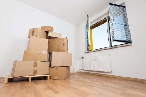 Clean, tidy self storage unit with secure and safe packing