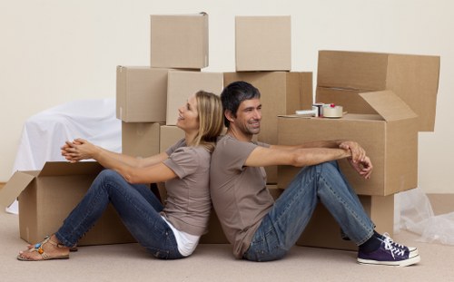 Packing and loading service for removals in Edgware