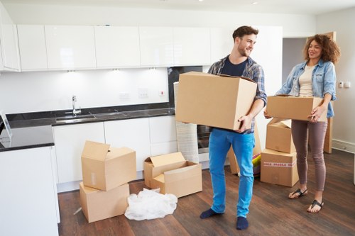 Organised business storage space in Edgware for boxes and inventory