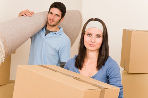 Professional document storage facility with labeled boxes